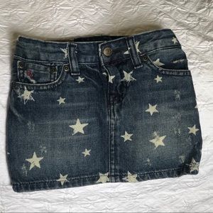 Polo Ralph Lauren 4T Denim Star Skirt 🦋